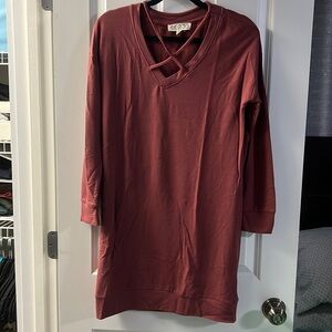 Woman’s long sleeve dress